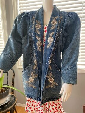 Vintage 80’s Glakour denim jacket